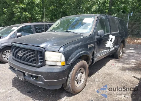 2004 Ford Excursion Limited из США, поврежденный, VIN 1FMNU42L84ED00303